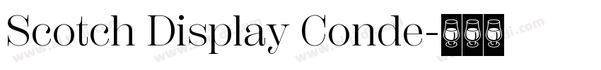 Scotch Display Conde字体转换